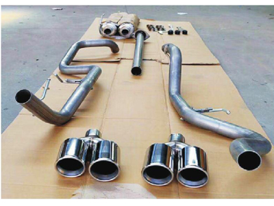 15FordF150 ExhaustSingle Out Change To Four Out