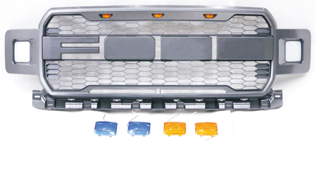 18-20 Ford F150 Grille With Side Lights